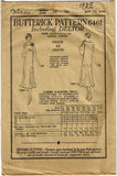 Butterick 6461: 1920s FF Flapper Evening Dress Sz 38 Bust Vintage Sewing Pattern