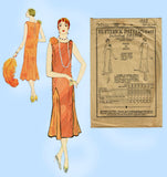 Butterick 6461: 1920s FF Flapper Evening Dress Sz 38 Bust Vintage Sewing Pattern