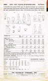 1950s Vintage Butterick Sewing Pattern 6464 Little Girls Princess Coat Size 8