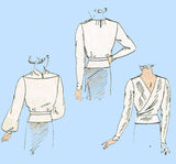 Back View of Butterick 6518