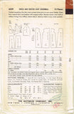 Butterick 6529: 1950s Uncut Misses Dress & Coat Sz 30 B Vintage Sewing Pattern