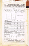 1950s Vintage Butterick Sewing Pattern 6578 Uncut Misses Cocktail Dress Size 34B