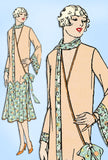 Butterick 6627: 1920s Misses Hostess Gown Size 34 Bust Vintage Sewing Pattern - Vintage4me2