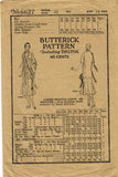Butterick 6627: 1920s Misses Hostess Gown Size 34 Bust Vintage Sewing Pattern - Vintage4me2