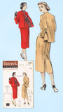 1950s Vintage Butterick Sewing Pattern 6685 Easy Misses Matchstick Suit Sz 32 B