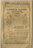 1920s Vintage Butterick Sewing Pattern 6689 Little Girls Flapper Party Dress Sz8