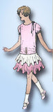 1920s Vintage Butterick Sewing Pattern 6689 Little Girls Flapper Party Dress Sz8