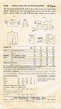 1950s Vintage 1953 Butterick Sewing Pattern 6725 Misses' Dress & Jacket Size 12