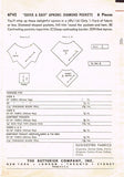 1950s Vintage Butterick Sewing Pattern 6742 Easy Misses Cocktail Apron Fits All