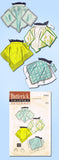1950s Vintage Butterick Sewing Pattern 6742 Easy Misses Cocktail Apron Fits All