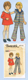 1960s Vintage Butterick Sewing Patern 6746 Uncut Girls Dress or Top & Pants Sz 5