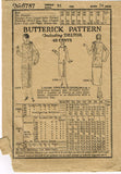 1920s Vintage Butterick Sewing Pattern 6787 Misses 2 Piece Flapper Dress Sz 34 B