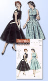 1950s Vintage Butterick Sewing Pattern 6903 Misses Sun Dress & Bolero Size 30 B