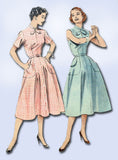 1950s Misses Butterick Sewing Pattern 6944 Uncut Misses Easy Day Dress Sz 14 32B