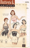 1950s Vintage Butterick Sewing Pattern 6956 Misses Easy Halter Top Size 32 Bust