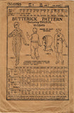  1920s Antique Butterick Sewing Pattern 6993 Toddlers Pajamas with Hood Size 2 - Vintage4me2