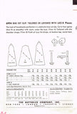1950s Vintage Butterick Sewing Pattern 6994 Misses Princess Cut Slip Size 36 B