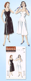 1950s Vintage Butterick Sewing Pattern 6994 Misses Princess Cut Slip Size 36 B