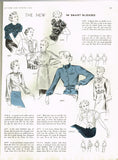 1930s Original Vintage Butterick Pattern 7018 Uncut Misses Raglan Blouse Sz 30 B