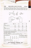 1950s Original Vintage Butterick Sewing Pattern 7025 Uncut Misses Blouse Sz 34 B