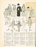 1920s Vintage Butterick Sewing Pattern 7030 Toddler Girls Coat and Cape Size 5 - Vintage4me2