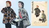 1950s Vintage Butterick Sewing Pattern 7044 Misses Shirt Jacket Sz 34 Bust