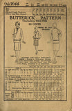1920s VTG Butterick Sewing Pattern 7044 Uncut Little Girls Flapper Dress Size 10 -Vintage4me2
