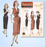 1950s Vintage Butterick Sewing Pattern 7049 Easy Misses Jumper Dress Size 14 32B