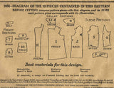 1920s Vintage Butterick Sewing Pattern 7056 FF Toddler Boys Over Coat Size 6 26B - Vintage4me2