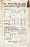 Butterick 7076: 1950s Uncut Misses 2 Piece Dress Sz 36 B Vintage Sewing Pattern