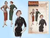 Butterick 7076: 1950s Uncut Misses 2 Piece Dress Sz 36 B Vintage Sewing Pattern