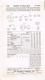 1950s Vintage Butterick Sewing Pattern 7155 14 Inch Toni Doll Clothes
