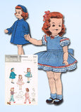 1950s Vintage Butterick Sewing Pattern 7155 14 Inch Toni Doll Clothes