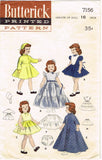 1950s Vintage Butterick Sewing Pattern 7156 16 Inch Toni Doll Clothes Set