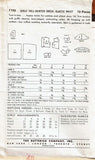 1950s Vintage Butterick Sewing Pattern 7193 Uncut Toddler Girls Dress Size 6 24B