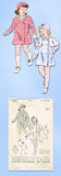 1930s Vintage Butterick Sewing Pattern 7248 Toddler Girls Coat & Hat Size 2 21B
