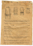 1910s Rare Vintage Butterick Sewing Pattern 7333 Baby Girls Edwardian Dress Sz 2 - Vintage4me2