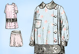 1910s Rare Vintage Butterick Sewing Pattern 7333 Baby Girls Edwardian Dress Sz 2 - Vintage4me2