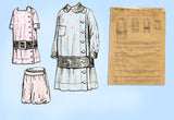 1910s Rare Vintage Butterick Sewing Pattern 7333 Baby Girls Edwardian Dress Sz 2 - Vintage4me2