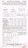 1950s Vintage Butterick Sewing Pattern 7371 Toddler Girls Coveralls & Skirt Sz6