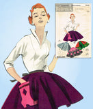 1950s Vintage Butterick Sewing Pattern 7536 Uncut Misses Easy Apron Set Fits All - Vintage4me2