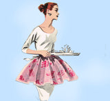 1950s Vintage Butterick Sewing Pattern 7537 Uncut Misses Easy Apron Set Fits All