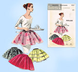 1950s Vintage Butterick Sewing Pattern 7537 Uncut Misses Easy Apron Set Fits All