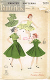1950s VTG Butterick Sewing Pattern 7670 Little Girls Princess Dress & Topper 10 - Vintage4me2