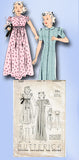 1930s Vintage Butterick Sewing Pattern 7685 Uncut Toddler Girls Housecoat Size 6