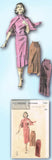 1950s Vintage Butterick Sewing Pattern 7700 Uncut Misses Pencil Skirt Size 24 W
