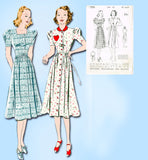 1930s Vintage Butterick Sewing Pattern 7791 Uncut Junior Misses Dress Sz 34 Bust - Vintage4me2