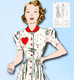 1930s Vintage Butterick Sewing Pattern 7791 Uncut Junior Misses Dress Sz 34 Bust - Vintage4me2