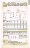 1950s Vintage Butterick Sewing Pattern 7809 Misses Wiggle Dress Size 13 31 Bust