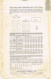 1950s Original Vintage Butterick Pattern 7931 Uncut Misses Wiggle Dress Sz 36 B